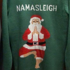 Namasleigh “ugly Christmas sweater” 🧘🏼‍♀️